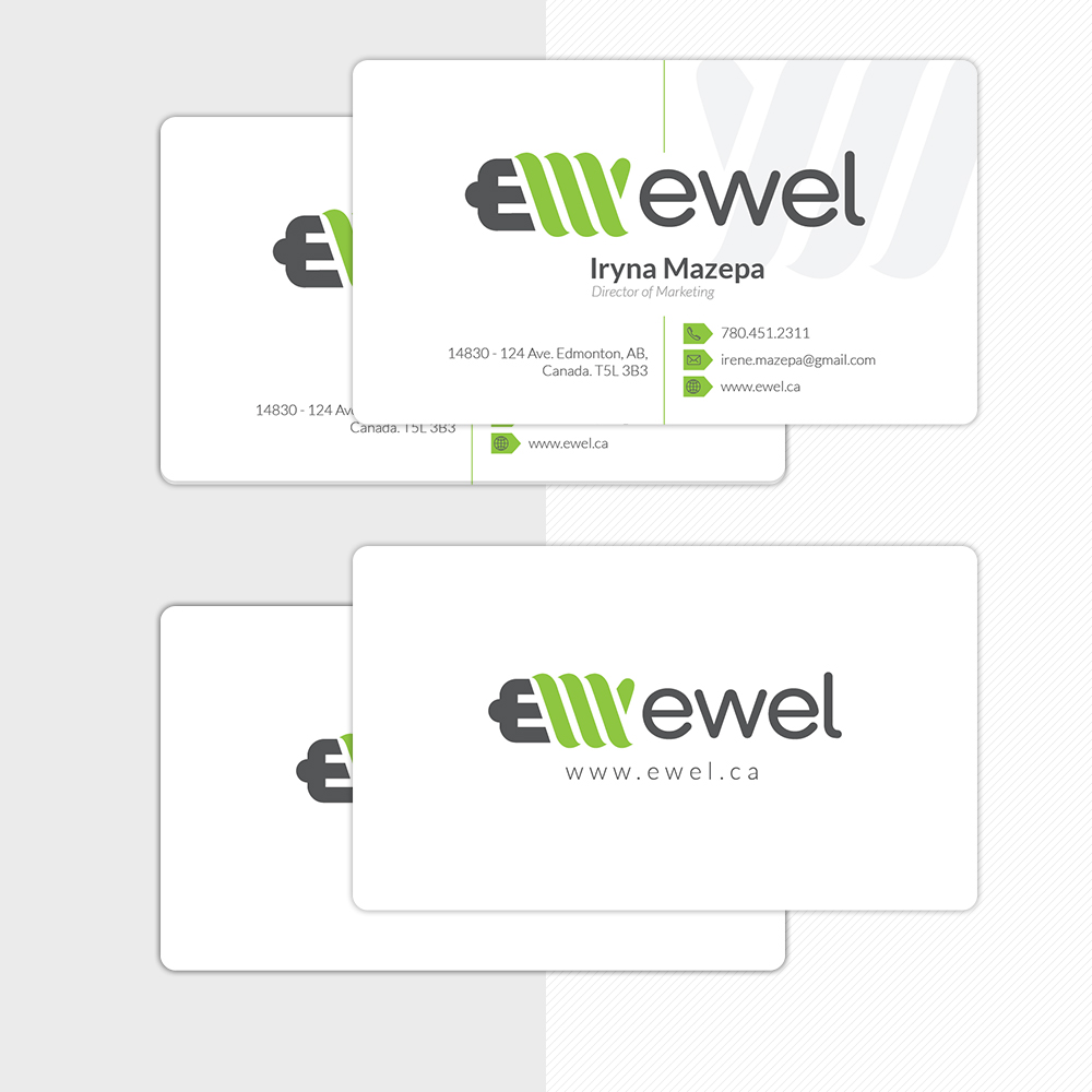 Diseño de Tarjeta de Presentación por gfxdeziner para EWEL | Diseño #18237159