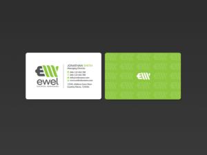 Business Card Design by Creations Box 2015 for EWEL | Design: #18176480