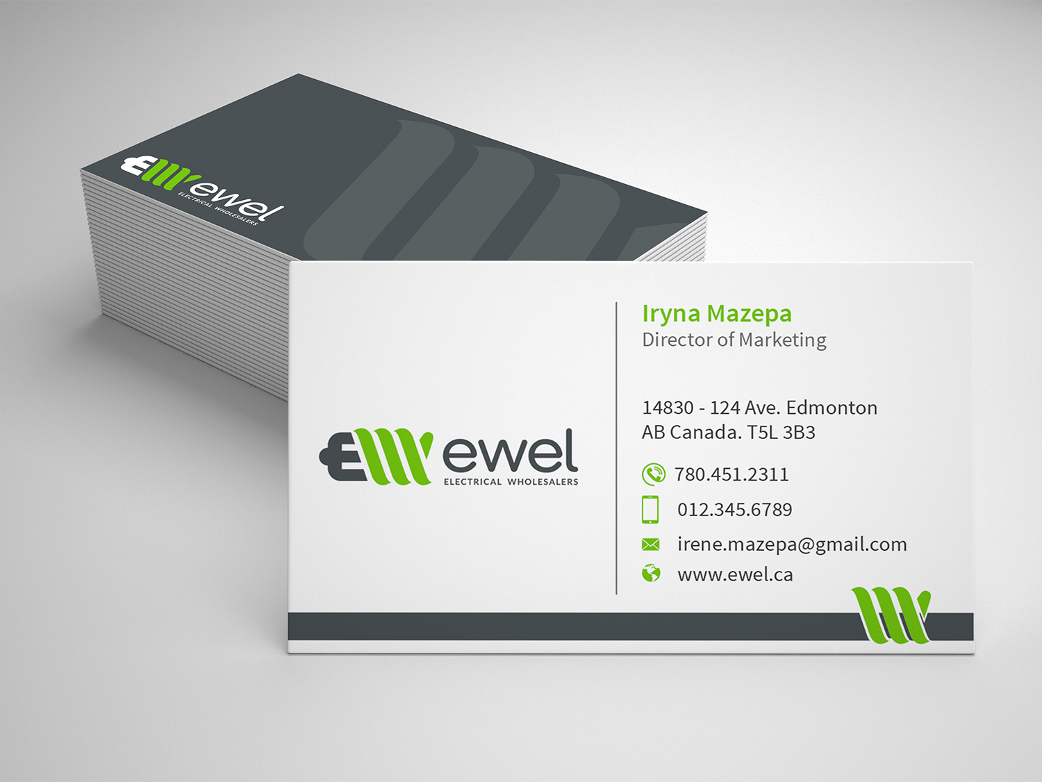 Business Card Design by Shabnum Khan for EWEL | Design #18287419