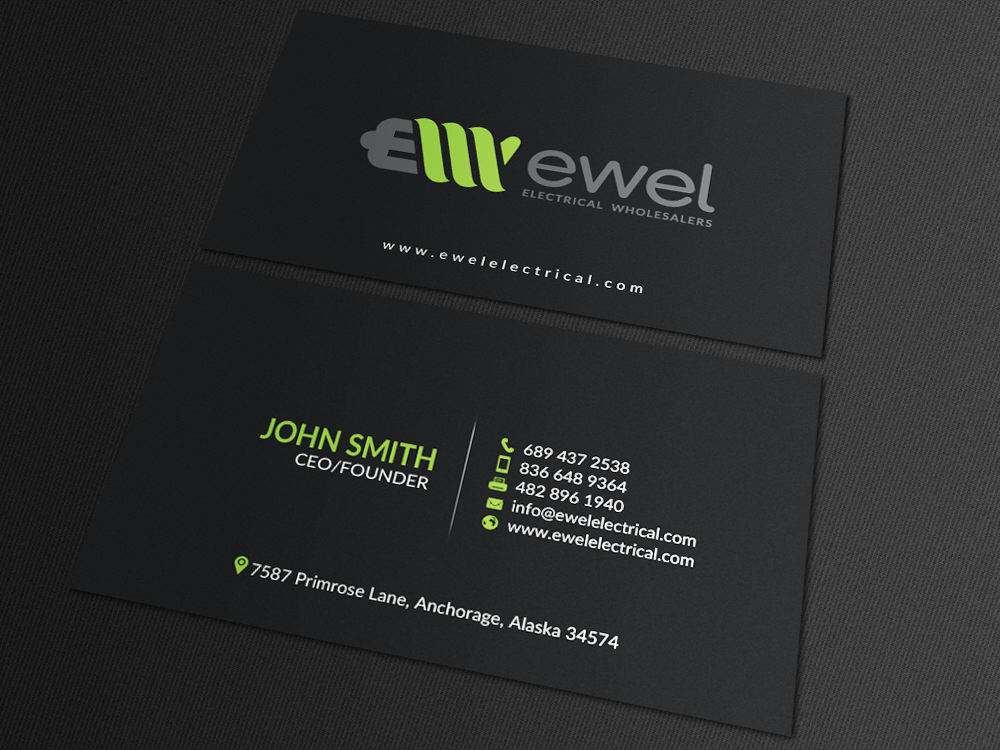 Business Card Design by chandrayaan.creative for EWEL | Design #18168673