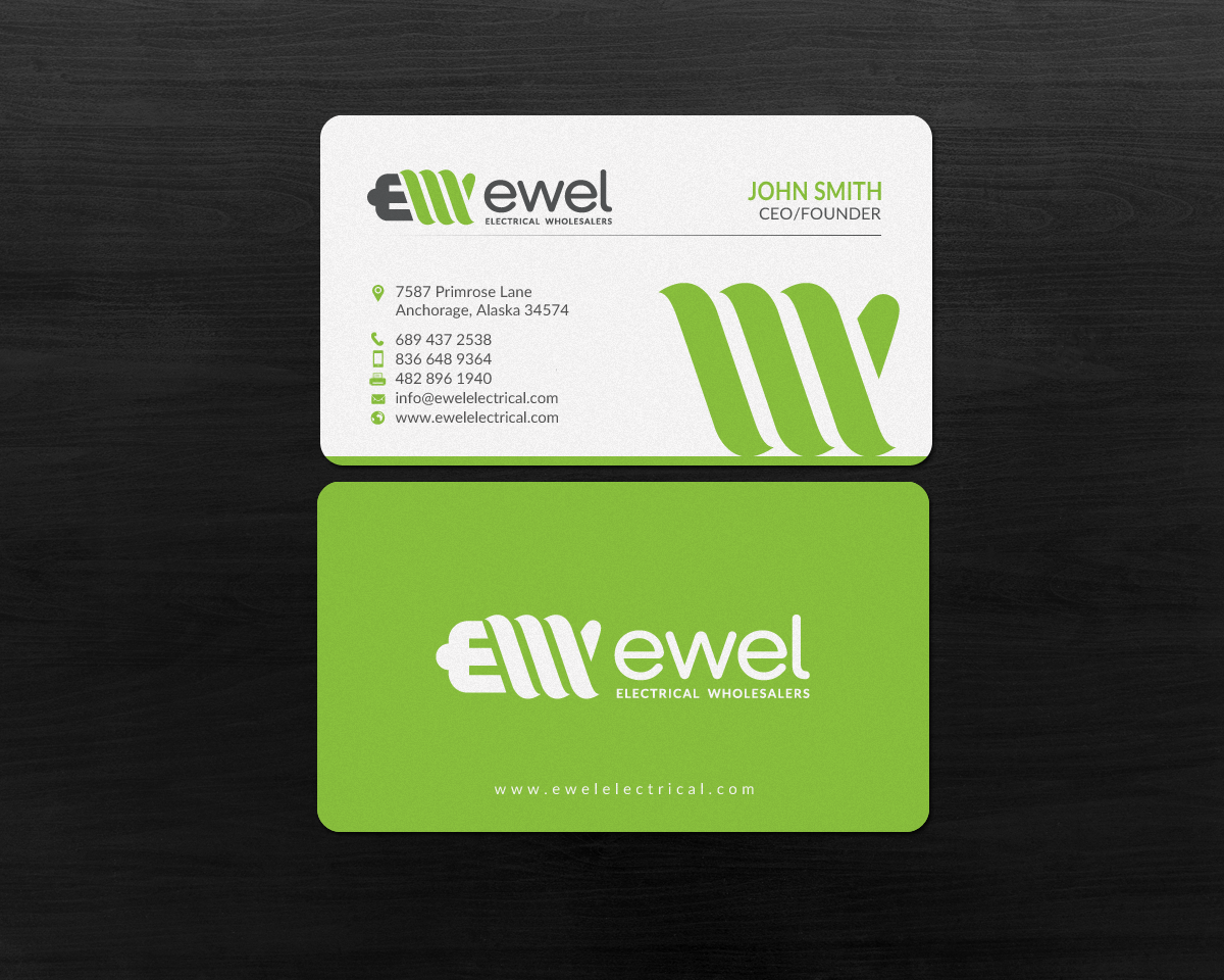 Business Card Design by chandrayaan.creative for EWEL | Design #18168709