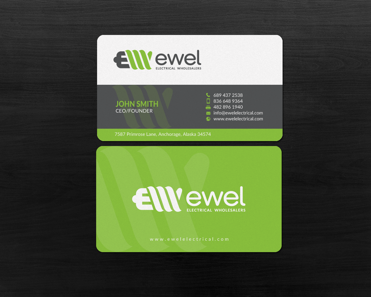 Business Card Design by chandrayaan.creative for EWEL | Design #18168712