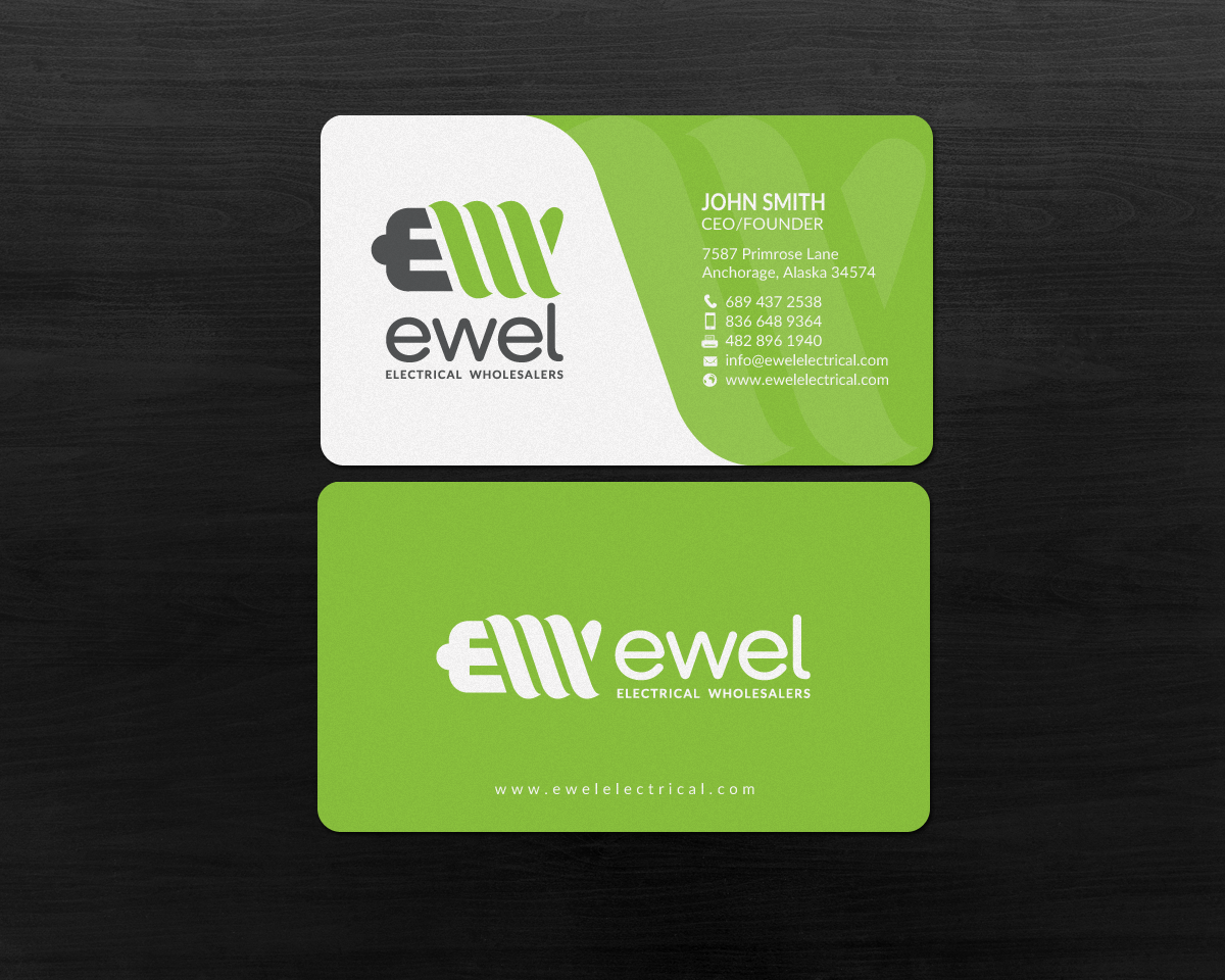 Business Card Design by chandrayaan.creative for EWEL | Design #18171502