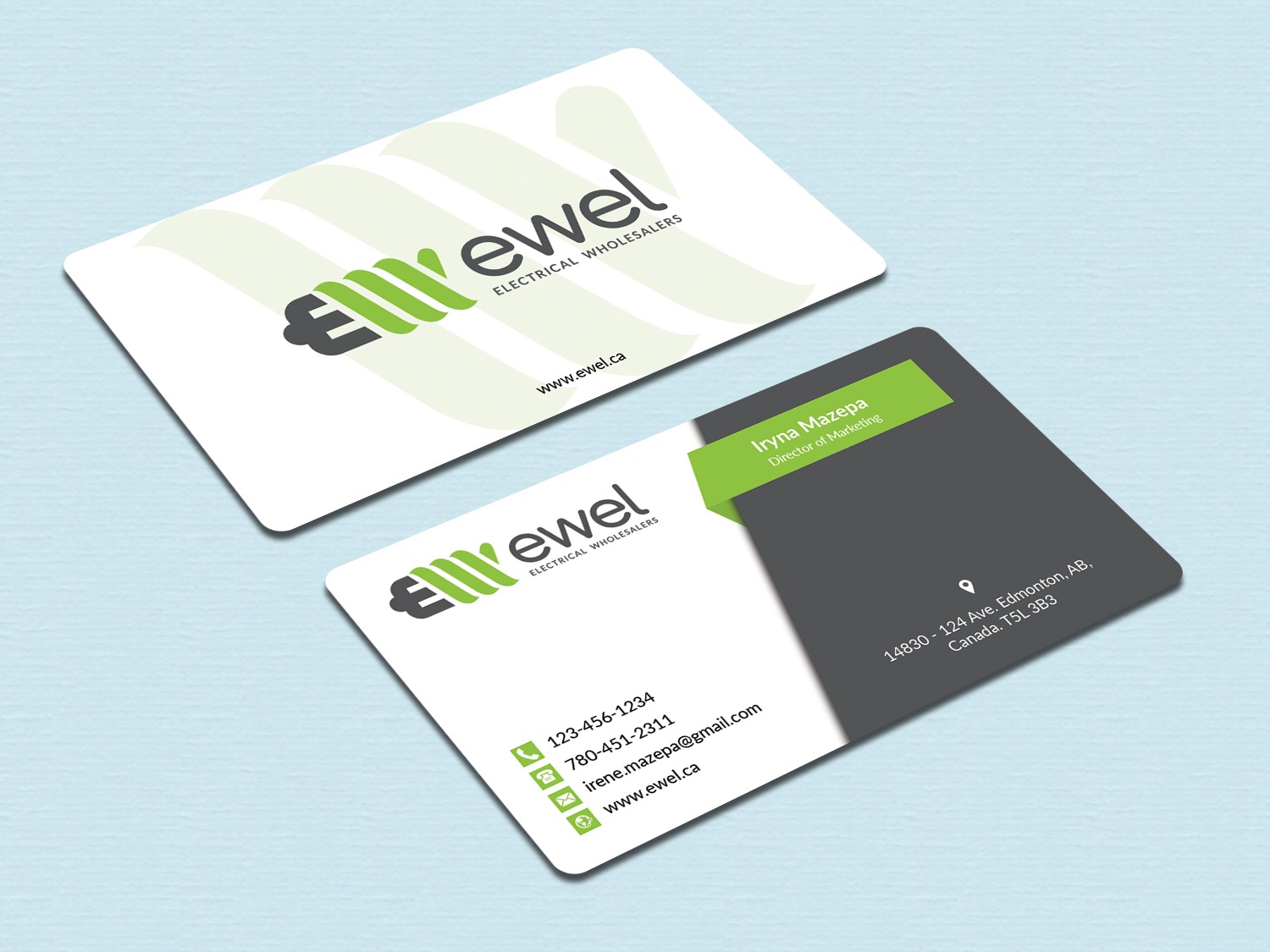 Business Card Design by zahidrabby.bigc for EWEL | Design #18174935