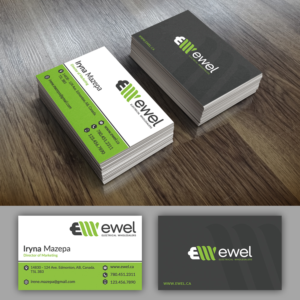 Diseño de Tarjeta de Presentación por codopoliz.solutions para EWEL | Diseño #18199735