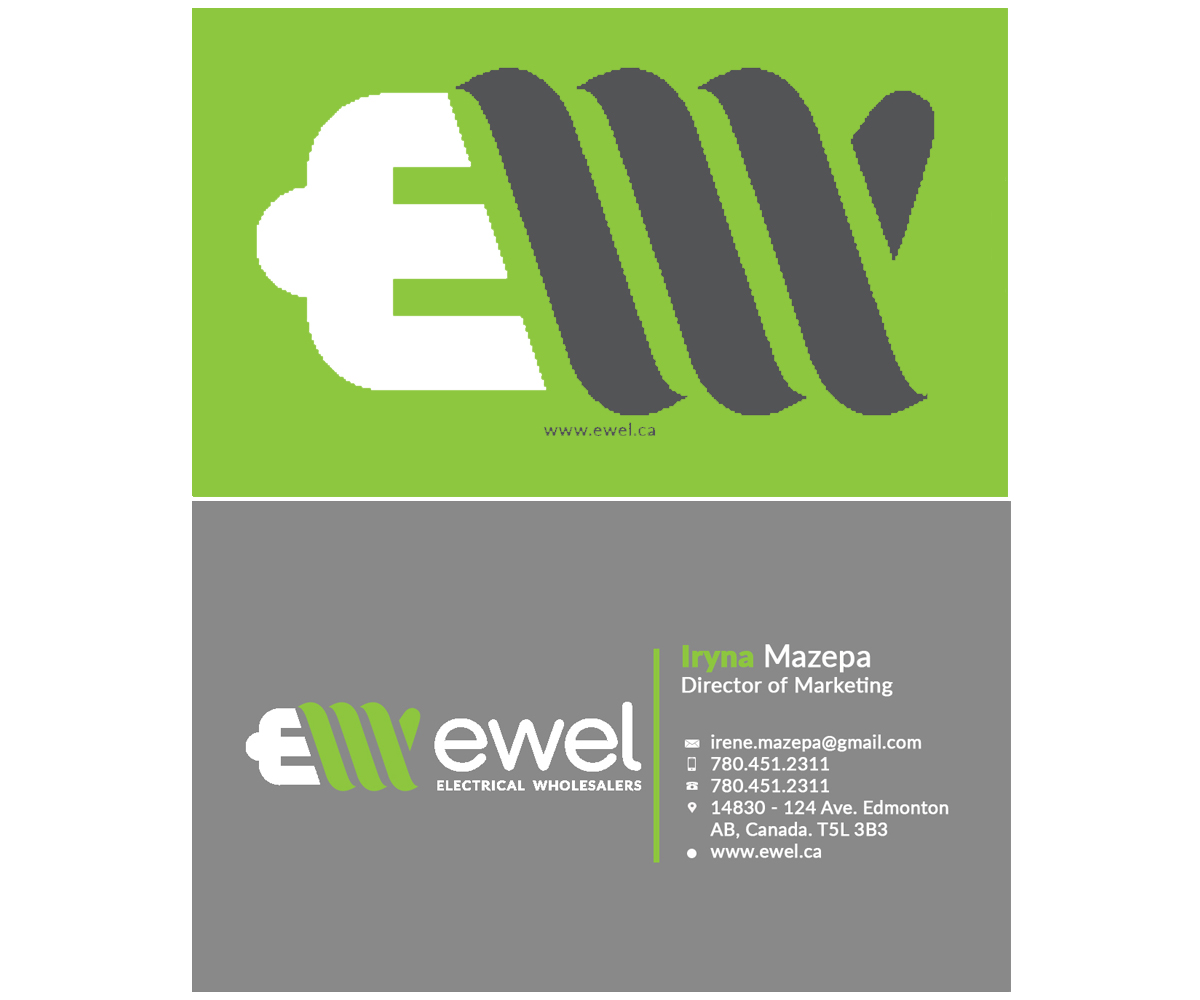 Diseño de Tarjeta de Presentación por M H para EWEL | Diseño #18231048