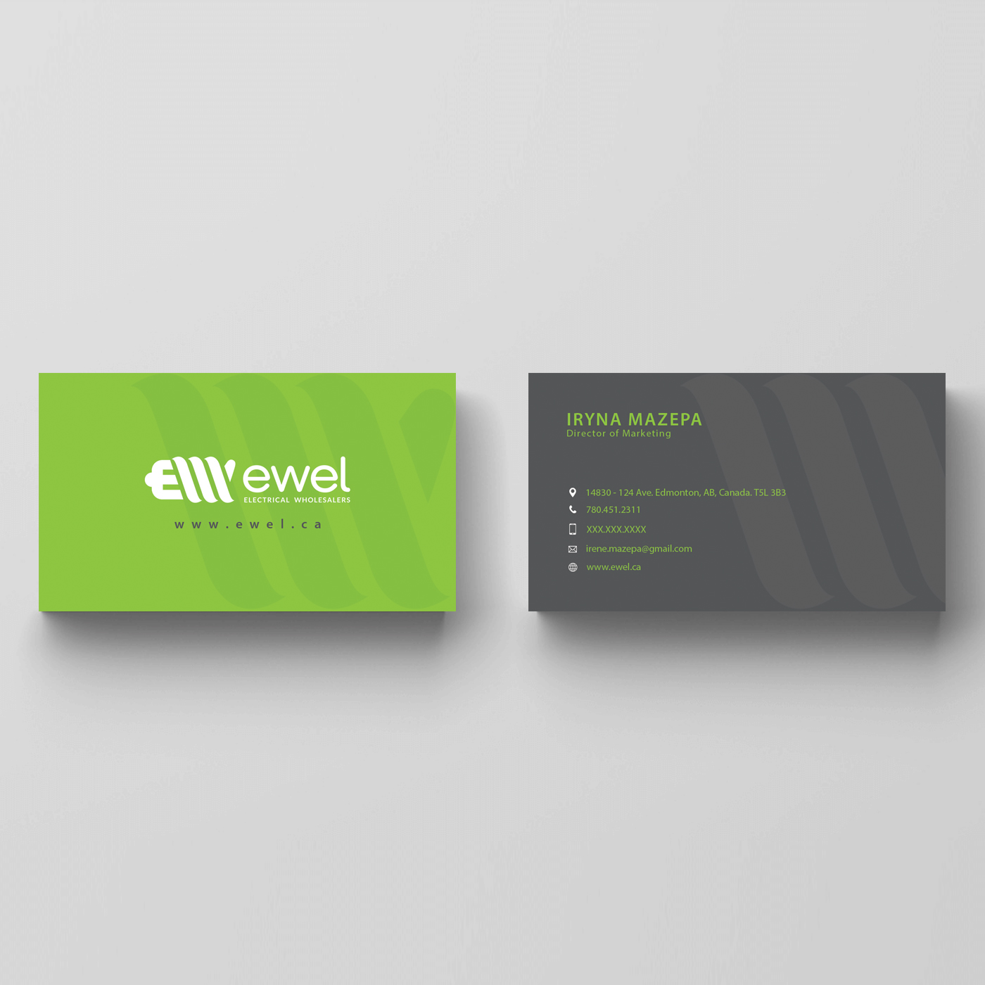 Business Card Design by Artandstuffbyshree for EWEL | Design #18234173