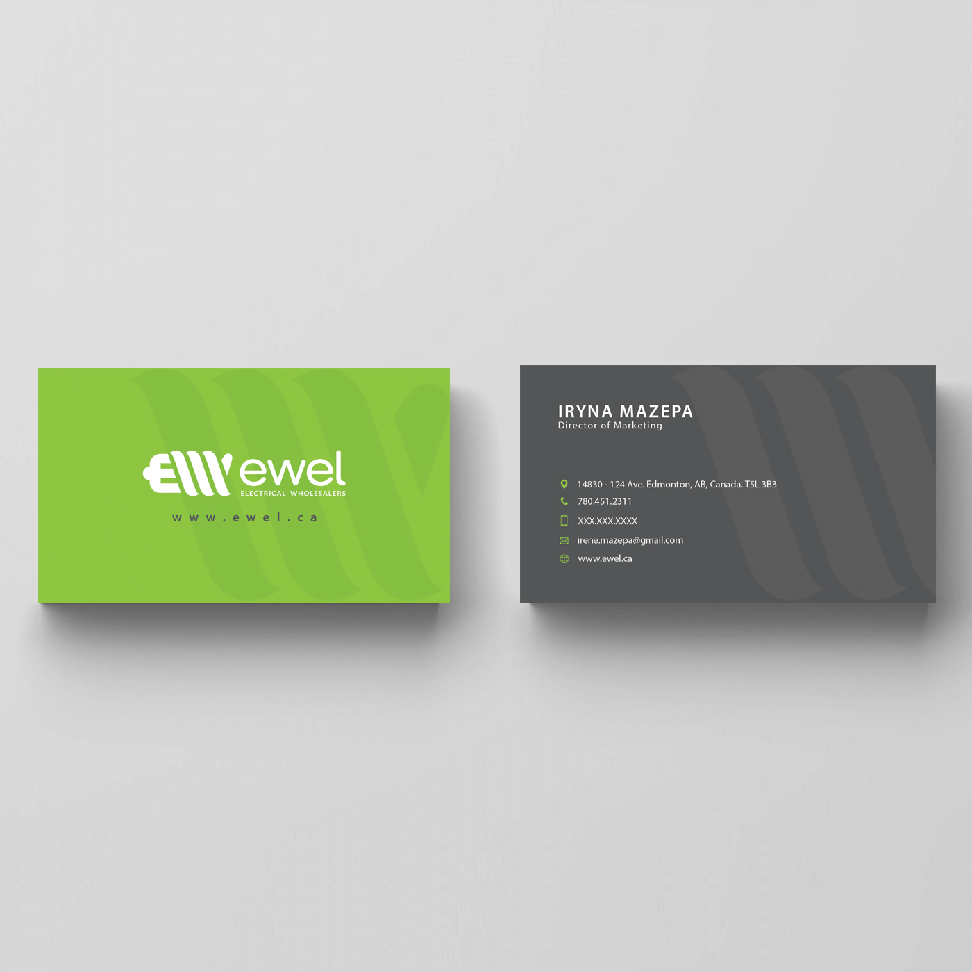 Business Card Design by Artandstuffbyshree for EWEL | Design #18234174