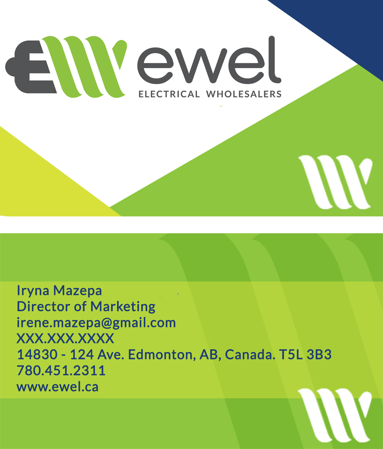 Business Card Design by Kara Stewart for EWEL | Design #18206813