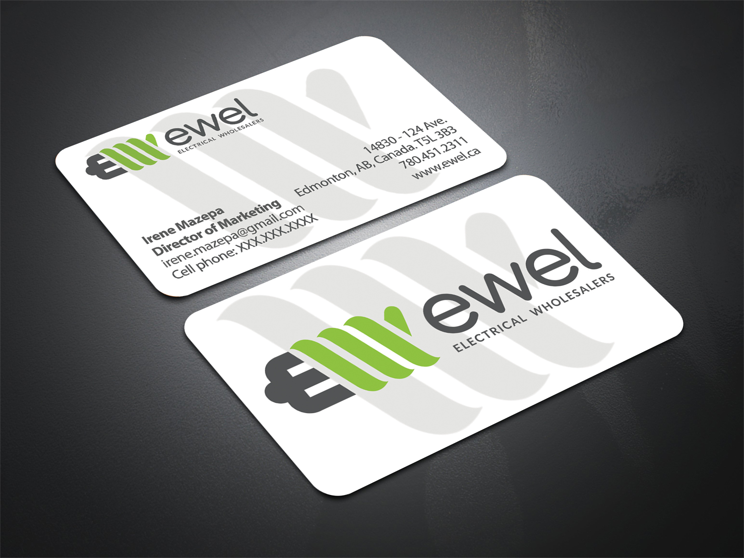 Business Card Design by Kara Stewart for EWEL | Design #18238186