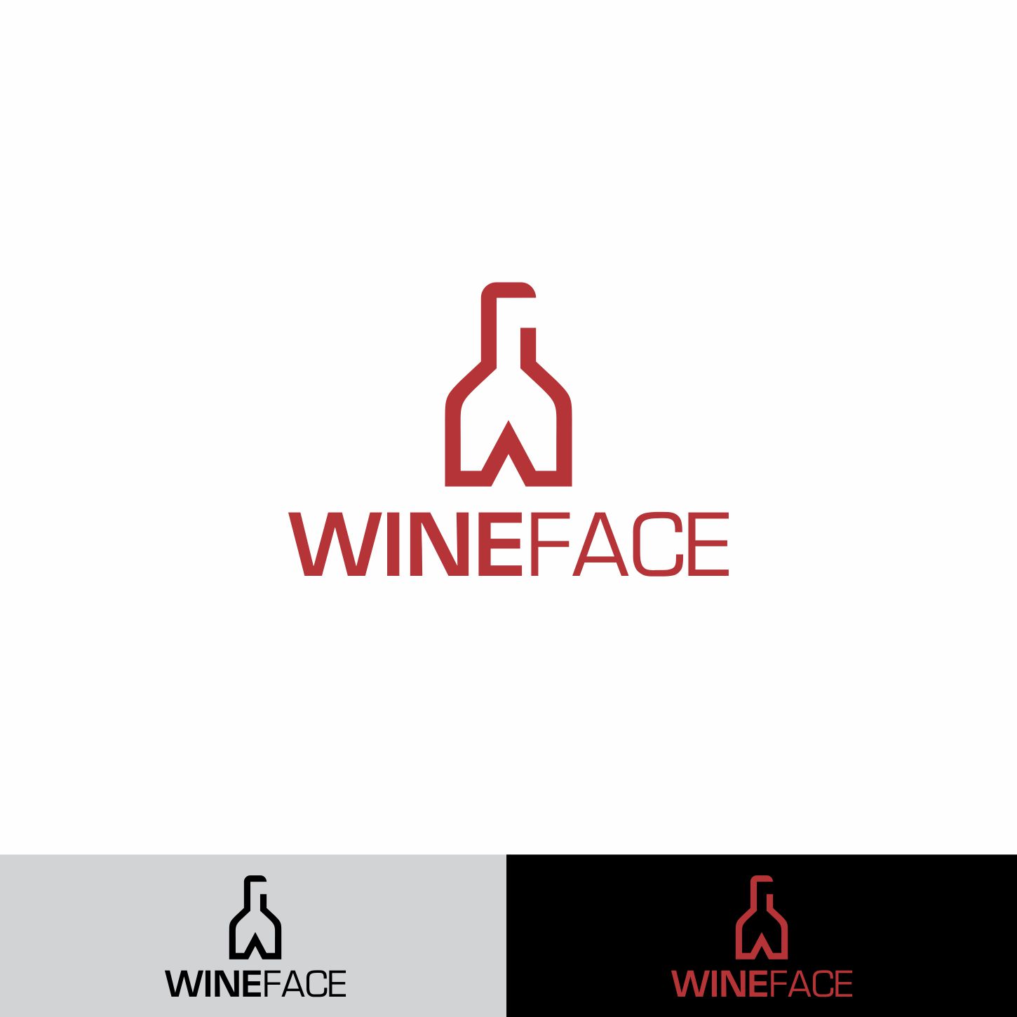 Logo Design by ev. for Wineface Australia Pty. Ltd. | Design #18231438