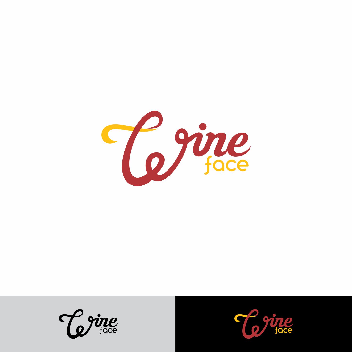 Logo Design by ev. for Wineface Australia Pty. Ltd. | Design #18231444