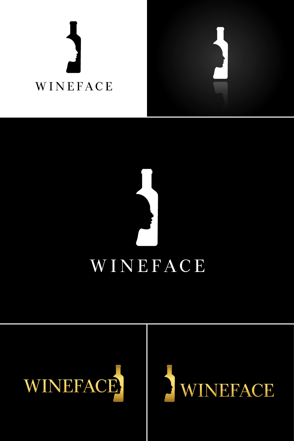 Logo Design by Wild Geek for Wineface Australia Pty. Ltd. | Design #18167665