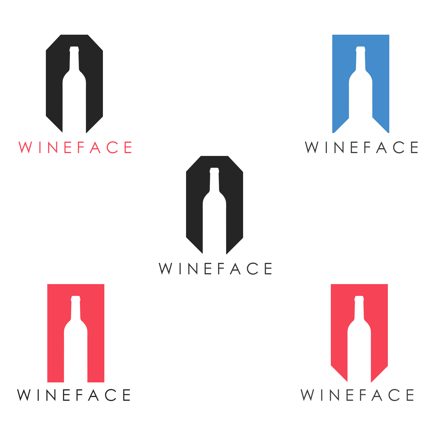 Diseño de Logo por Higher Ground Studio para Wineface Australia Pty. Ltd. | Diseño #18181901