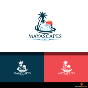 Mayascapes pool | Logo-Design von Graphic Bricks