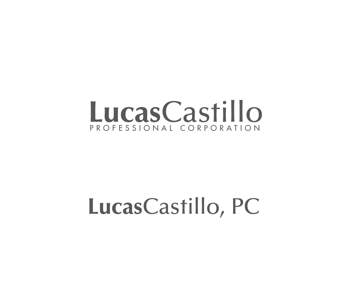 Logo Design by Alien Cookie for Lucas Castillo, PC | Design #18167257