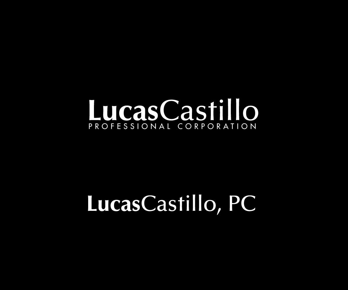 Logo Design by Alien Cookie for Lucas Castillo, PC | Design #18186493