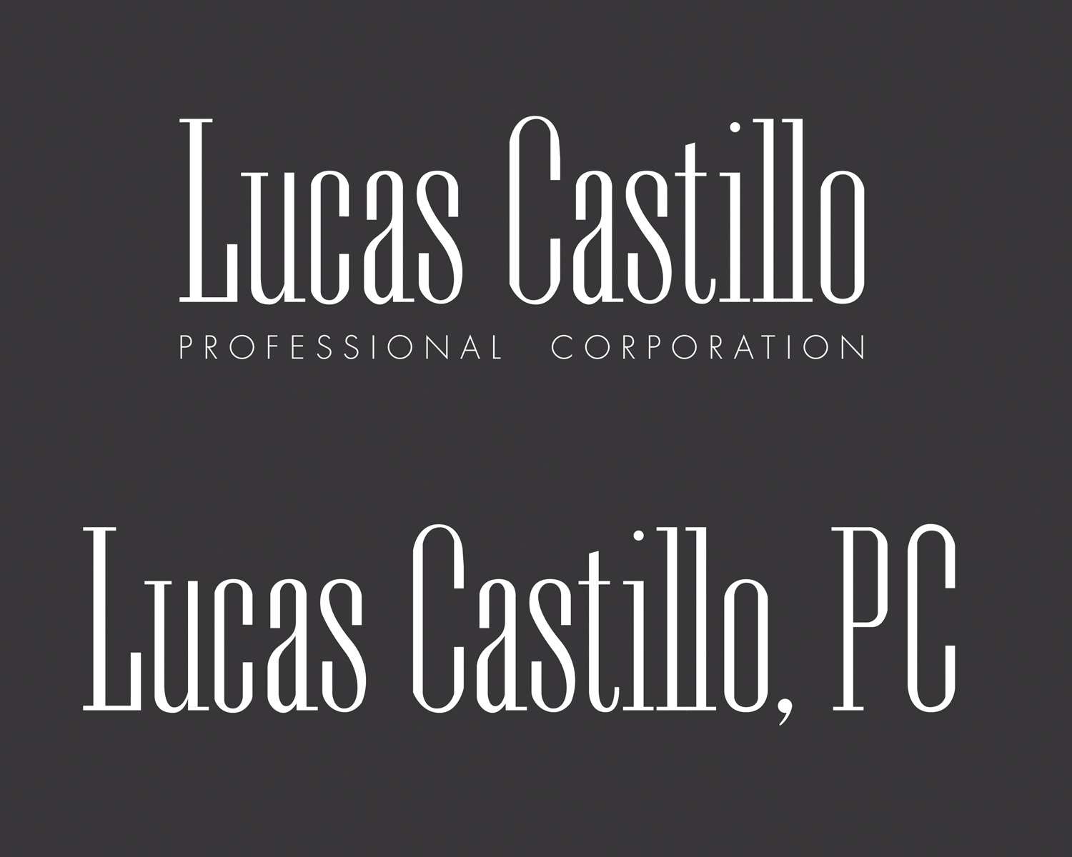 Logo Design by Diseno Advertising Pte Ltd for Lucas Castillo, PC | Design #18190580
