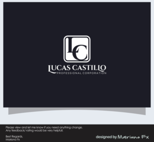 Design de Logo par Mariono Fx pour Lucas Castillo, PC | Design : #18174334