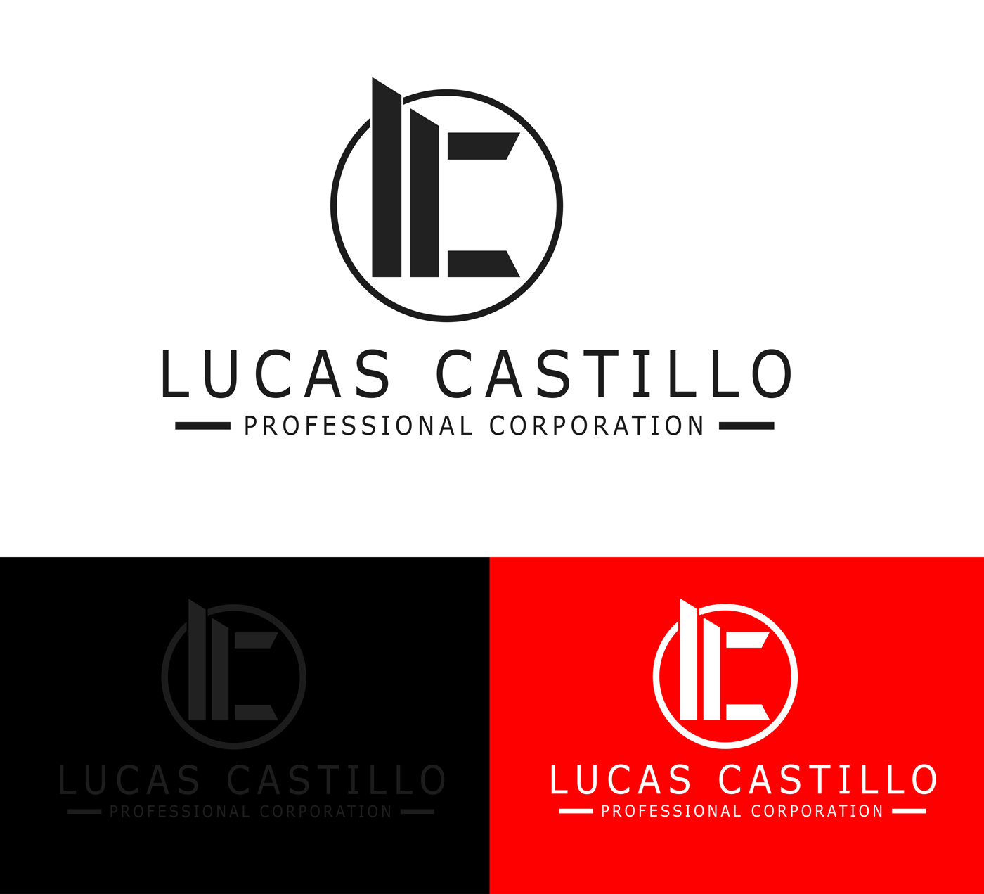 Logo Design by IdentsArt for Lucas Castillo, PC | Design #18189401