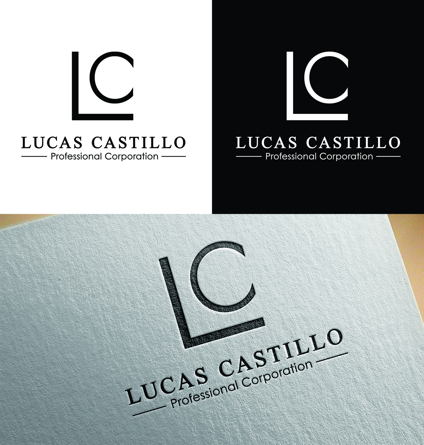 Logo Design by Mizar for Lucas Castillo, PC | Design #18178600