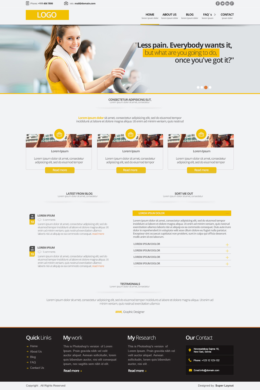 Web Design by SuperLayout for this project | Design #2823285