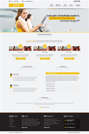 Web Design by SuperLayout for this project | Design: #2823285