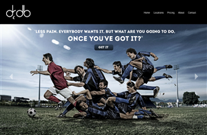 Website for Sports and Exercise Medicine Doctor with active research in stem cells therapies.  | Web-Design von Omee
