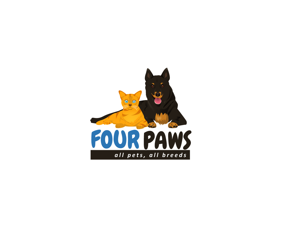 Logo Design by Anekaa for Four paws | Design #18189481
