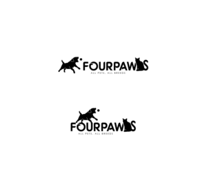 Logo Design by Ves-Boycheva for Four paws | Design: #18188987