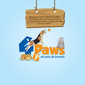 Logo Design by CreativeFlows 2 for Four paws | Design: #18200687