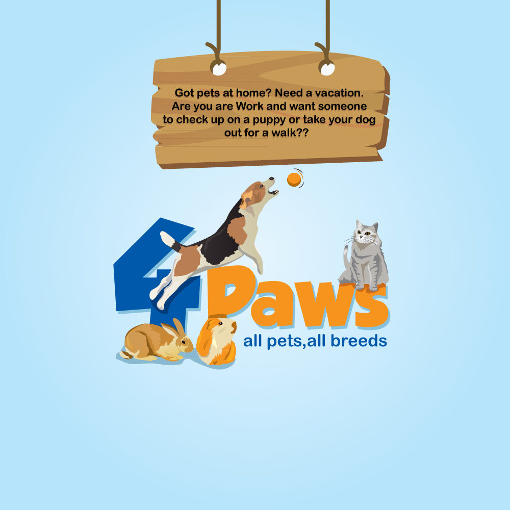 Logo-Design von CreativeFlows 2 für Four paws | Design #18200855