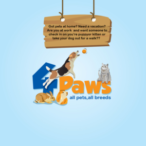 Logo Design by CreativeFlows 2 for Four paws | Design: #18201218