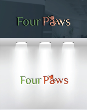 Logo Design by juie design for Four paws | Design: #18189426