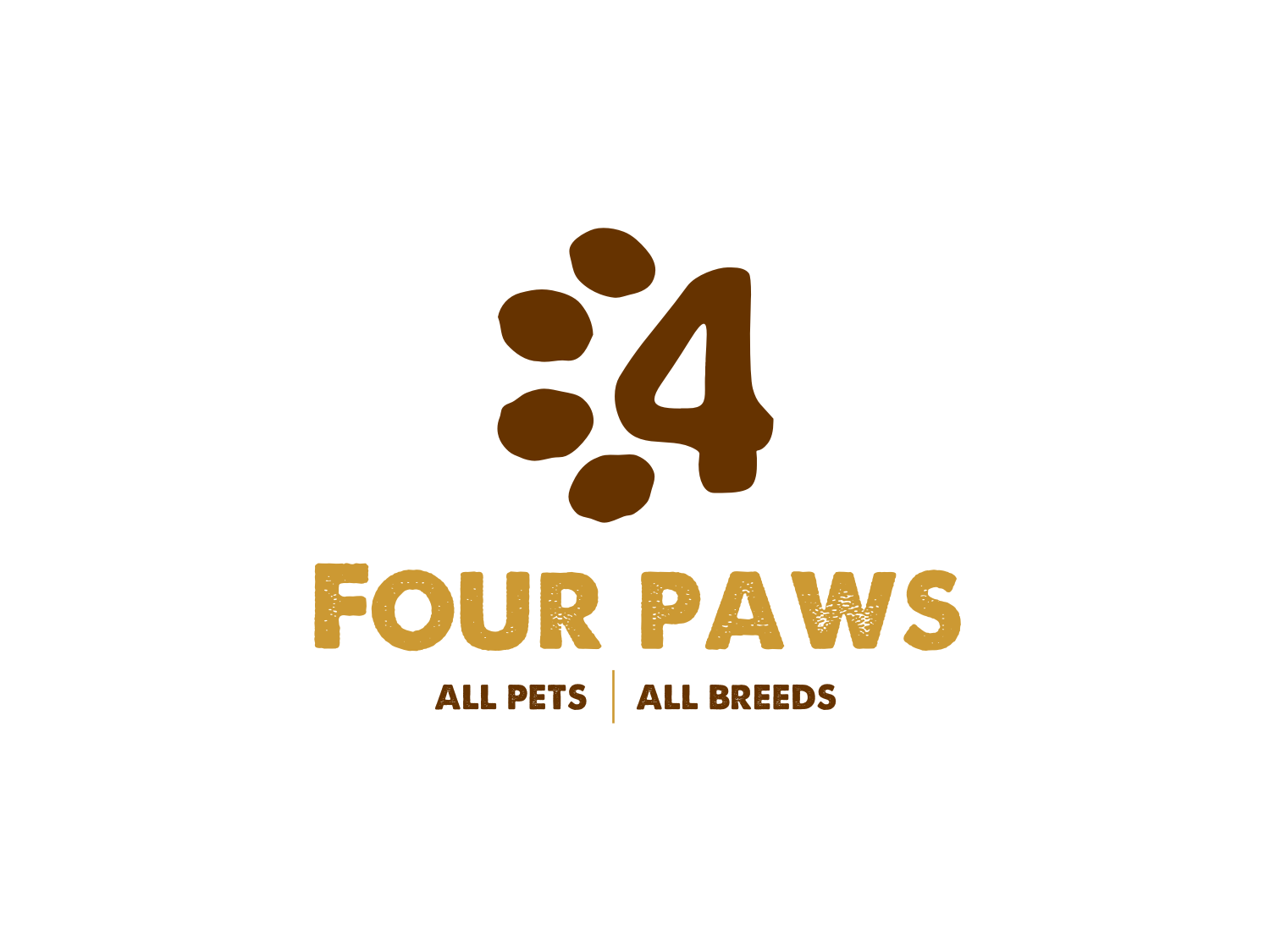 Logo Design by R16 for Four paws | Design #18192587