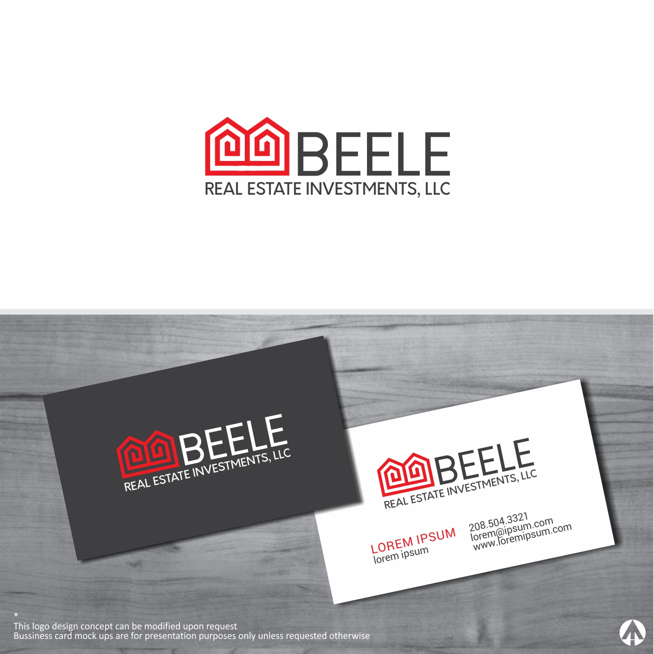 Diseño de Logo por MBARO para beele real estate investments | Diseño #18294627