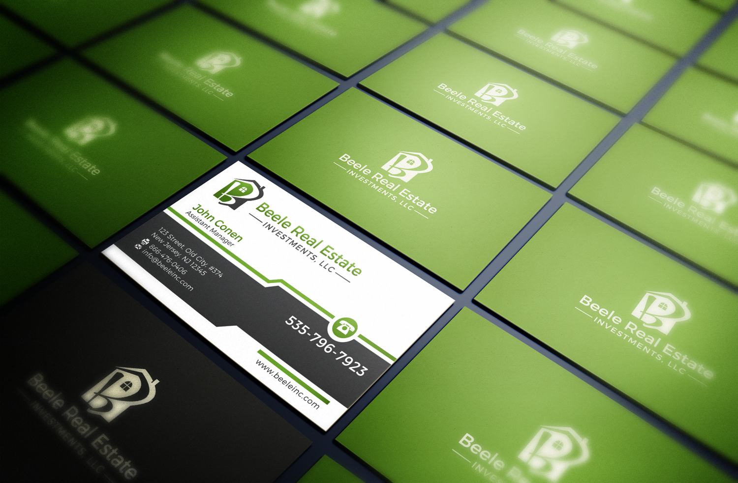 Logo Design by 7bitdesigner for beele real estate investments | Design #18304059
