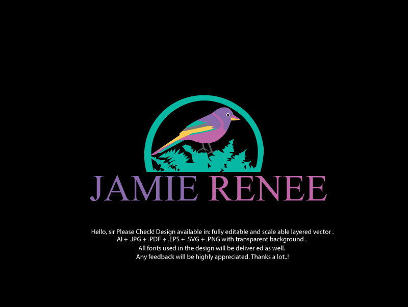 Logo Design by juie design for Jamie Renee | Design #18173451