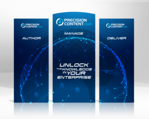 Content services firm needs a new awesome trade show booth design | Design Graphique par Valtti Design