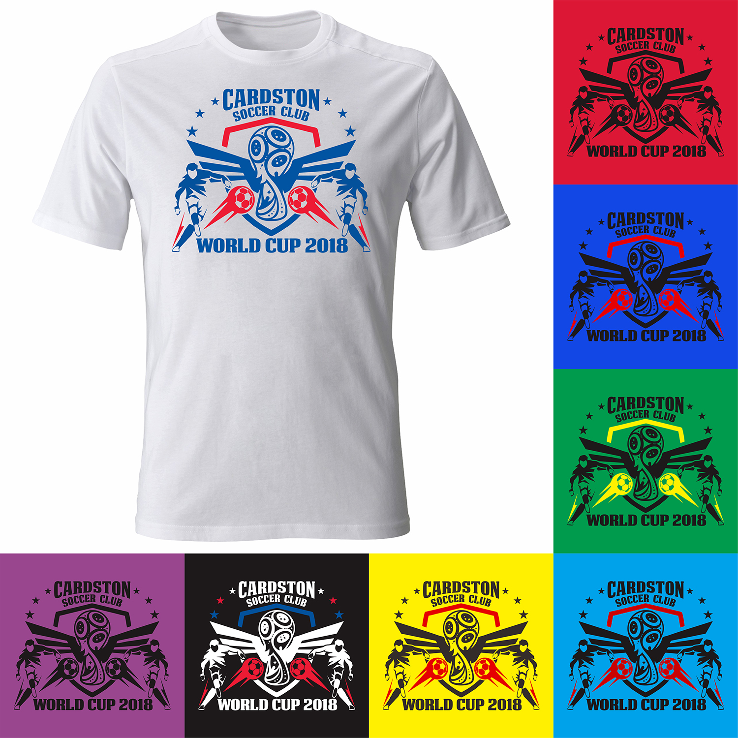 T-shirt Design by iwan s for Cardston Soccer Club | Design #18186772