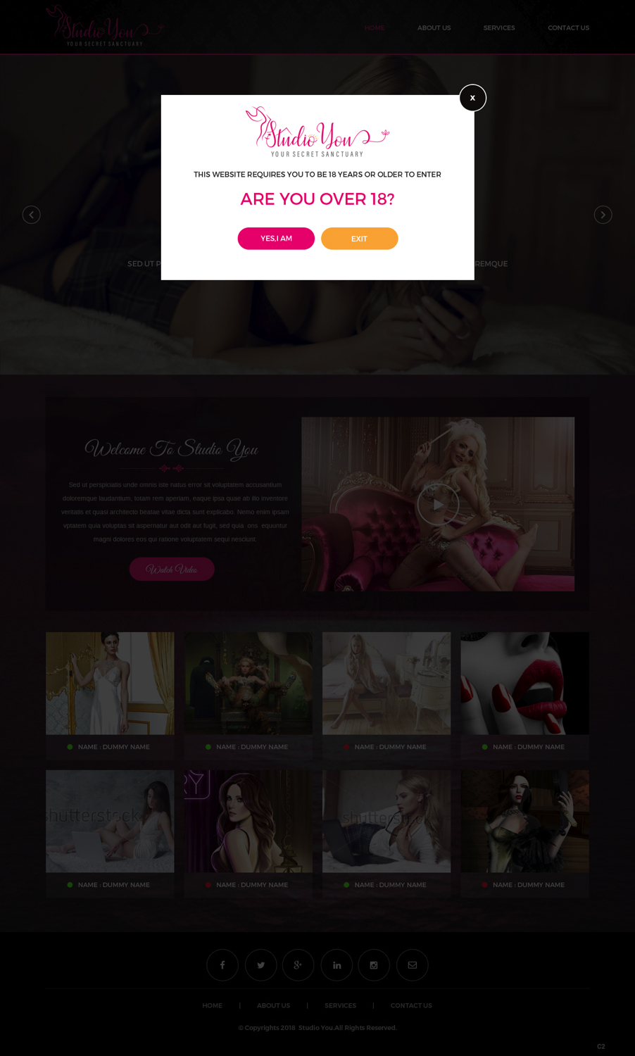 Web Design by pb for Studio You | Design #18194100