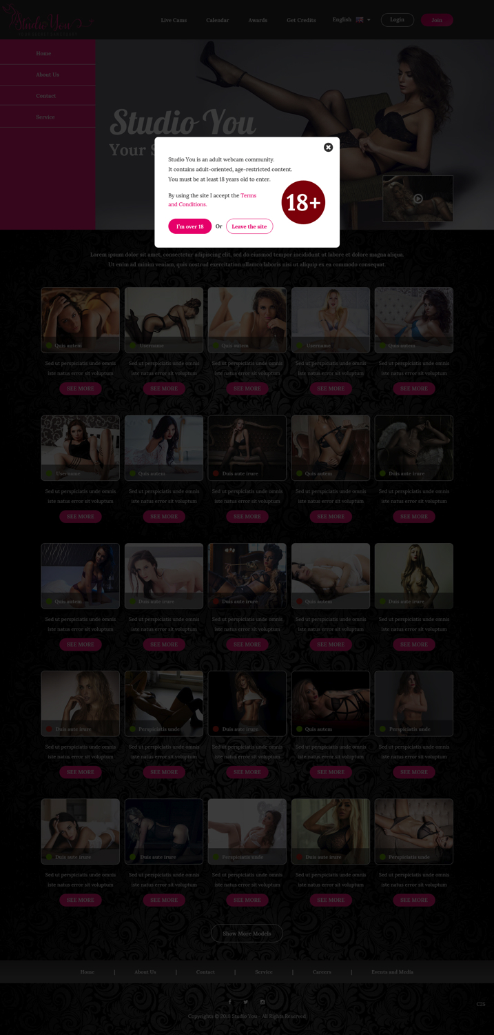 Web Design by pb for Studio You | Design #18194139