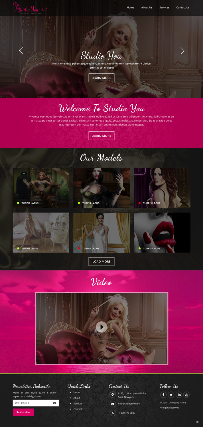 Web Design par pb pour Studio You | Design #18194160