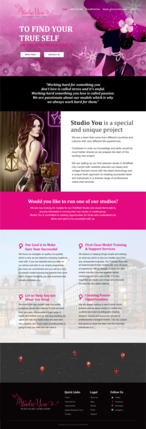 Web Design by CreativeIyke for Studio You | Design: #18269518