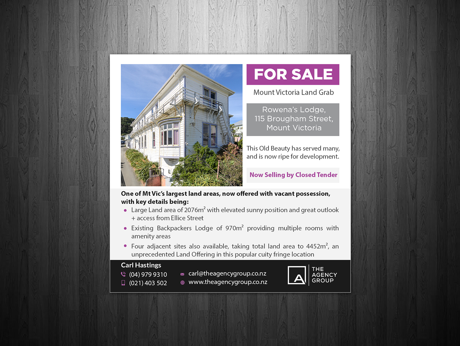 Advertisement Design by creative.bugs for The Agency | Design #18174801