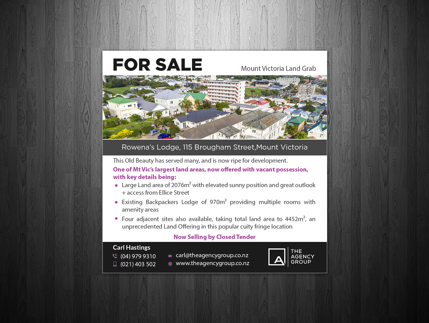 Advertisement Design by creative.bugs for The Agency | Design #18174804