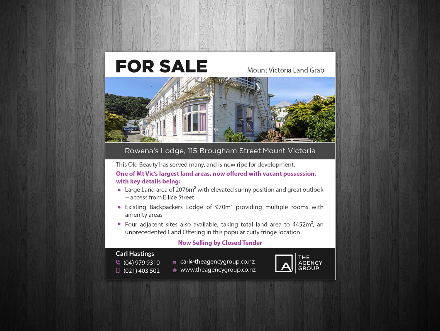 Advertisement Design by creative.bugs for The Agency | Design #18174807