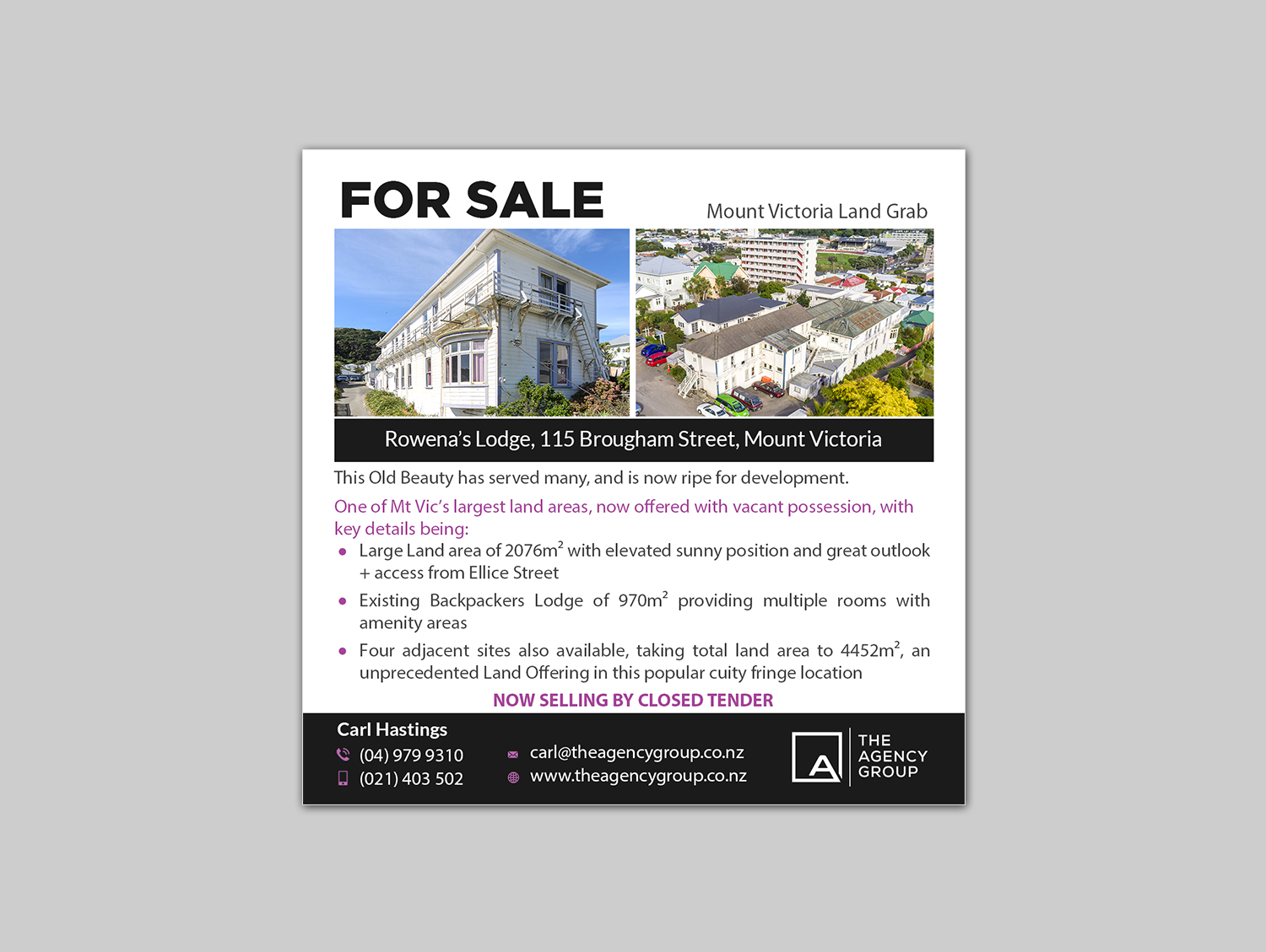 Advertisement Design by creative.bugs for The Agency | Design #18176676