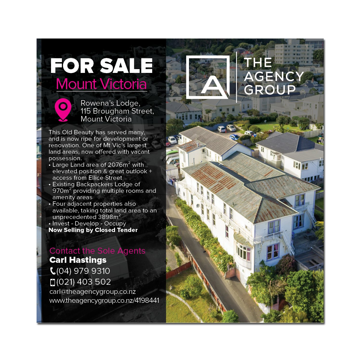Design Publicitaire par banedsgn pour The Agency | Design #18189742