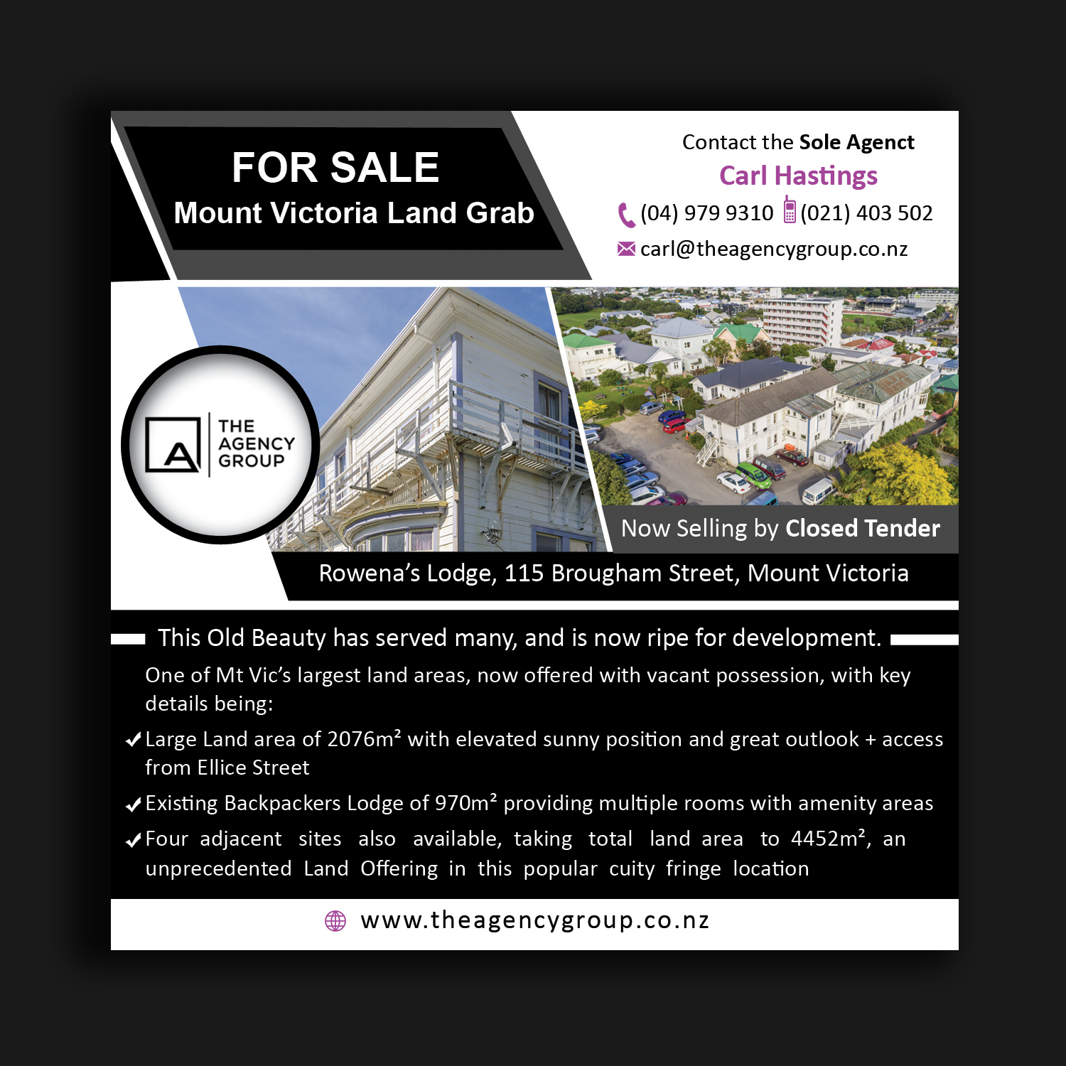 Advertisement Design by Schöpfer for The Agency | Design #18173769